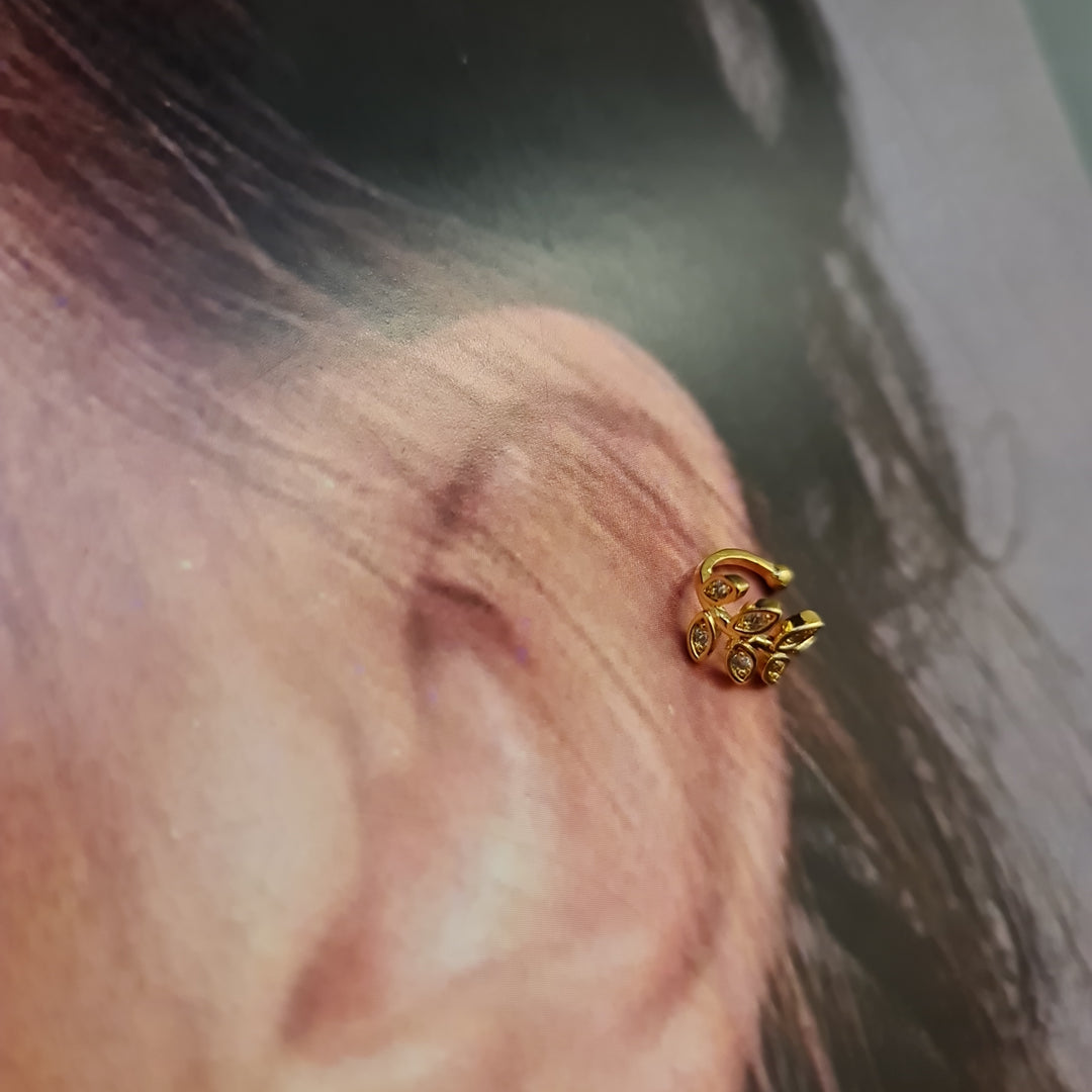 EARCUFF HOJITA ORO