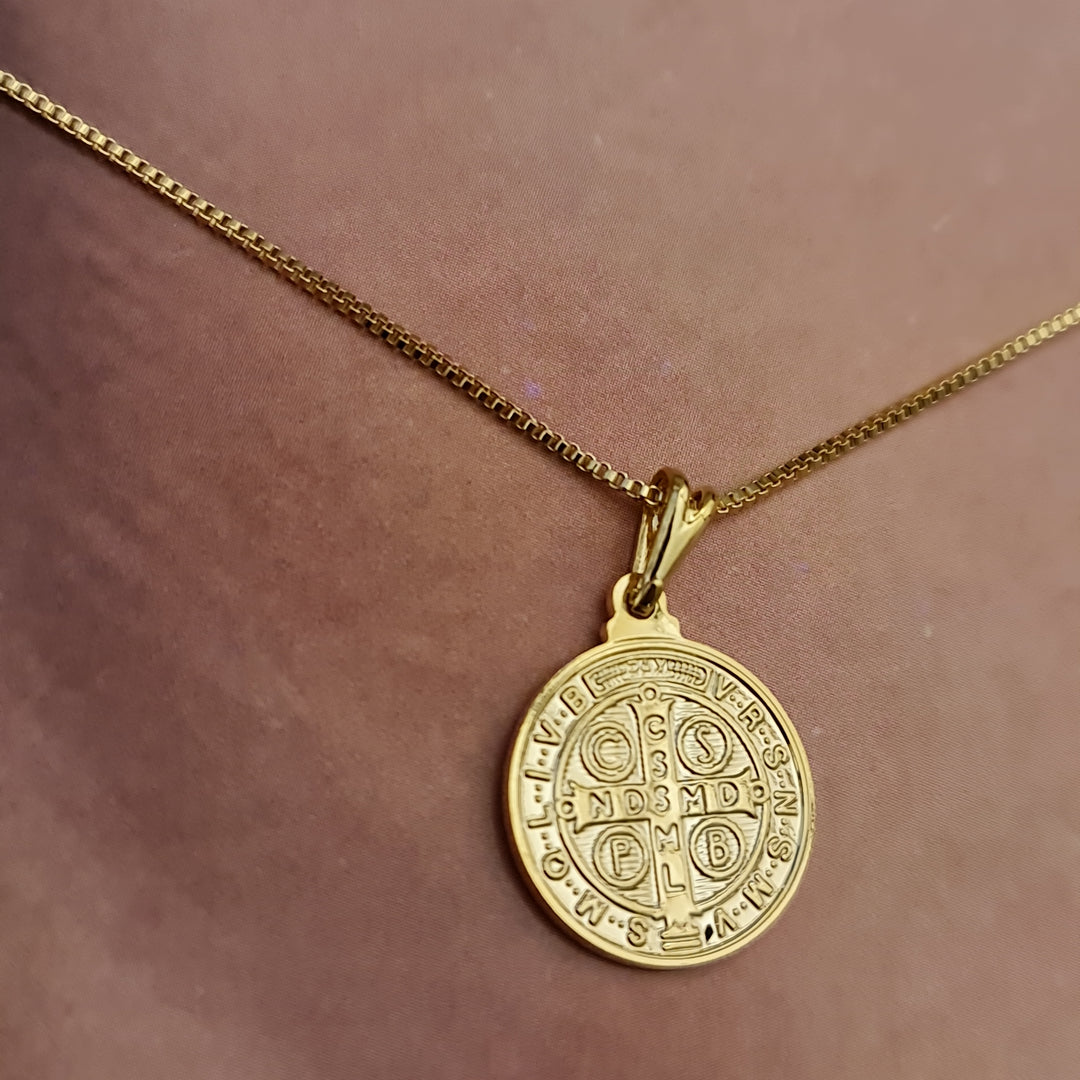 Collar San Benito 1.5 Centímetros Oro