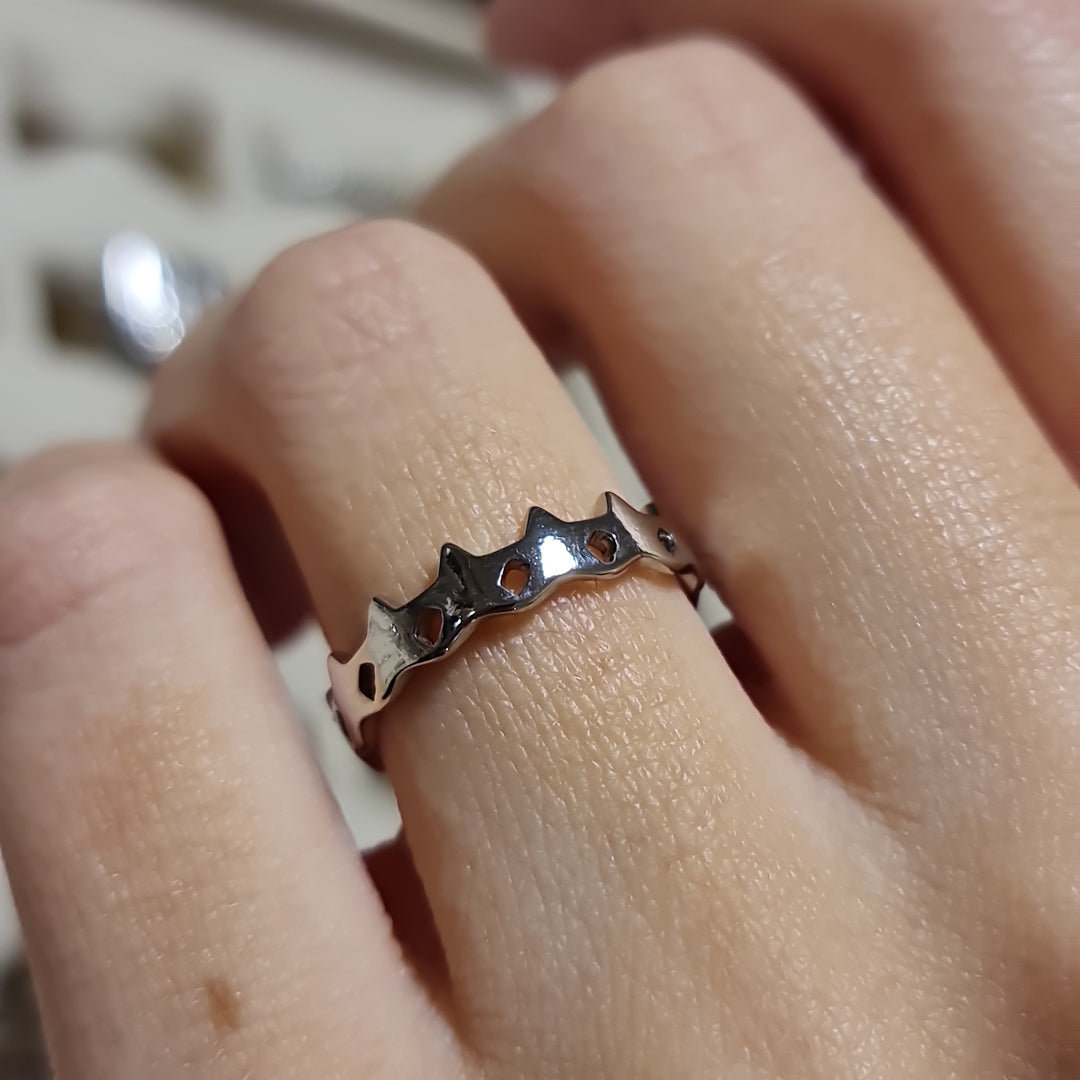 Anillo Corona Ale Platino