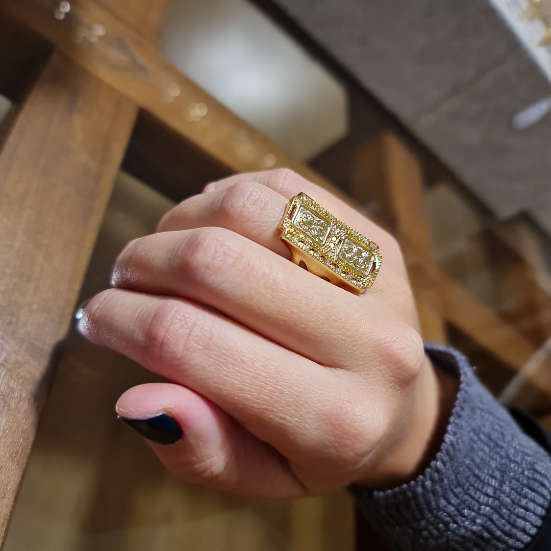 ANILLO ESCAPULARIO ORO