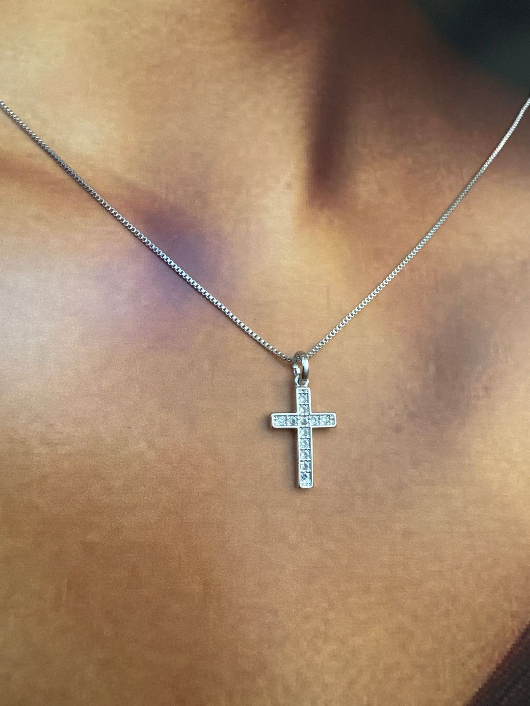 Collar Cruz Italia Platino