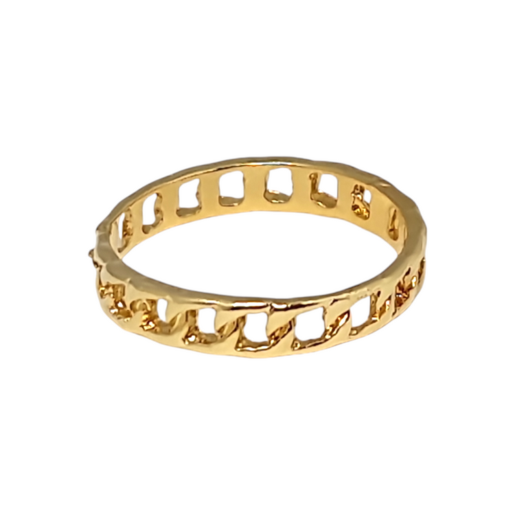 Anillo trenzado ideal para usar solo o combinado con otros 