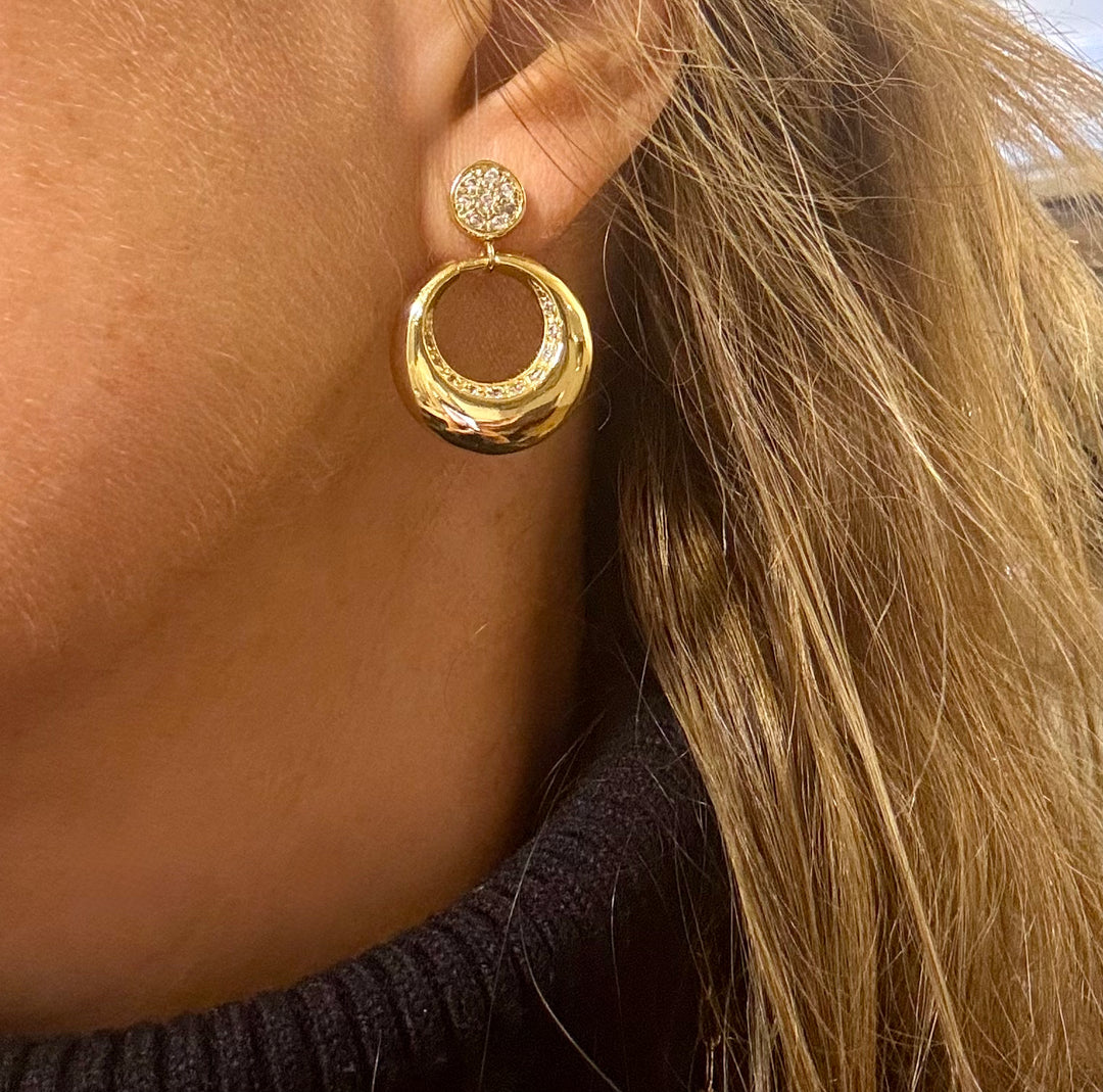 Aros Susana Circones Oro