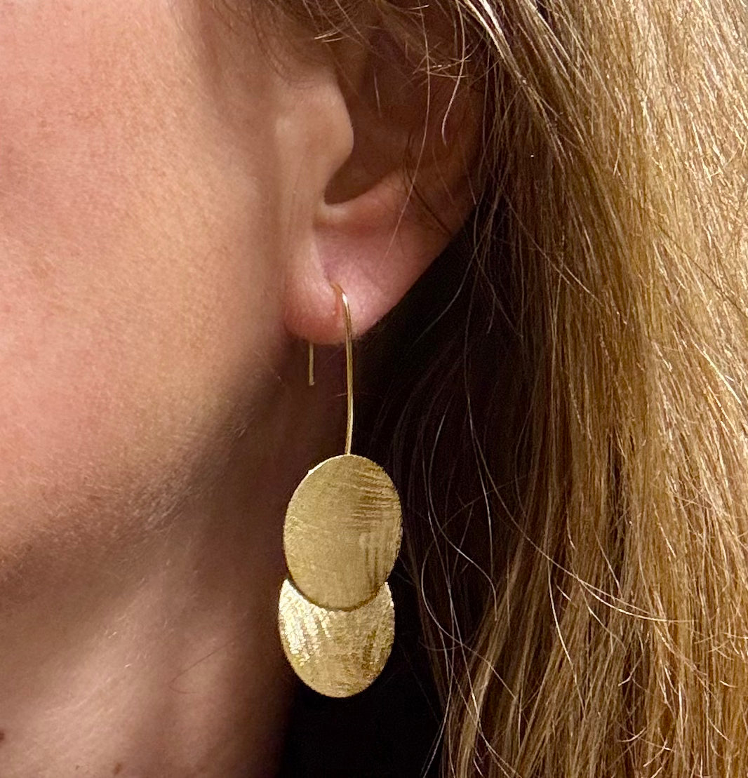 Aros Catalina Oro Clásicos