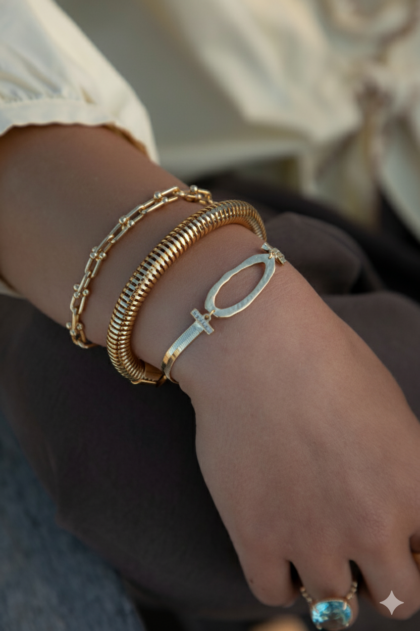 Pulsera Ana Cinta Oro