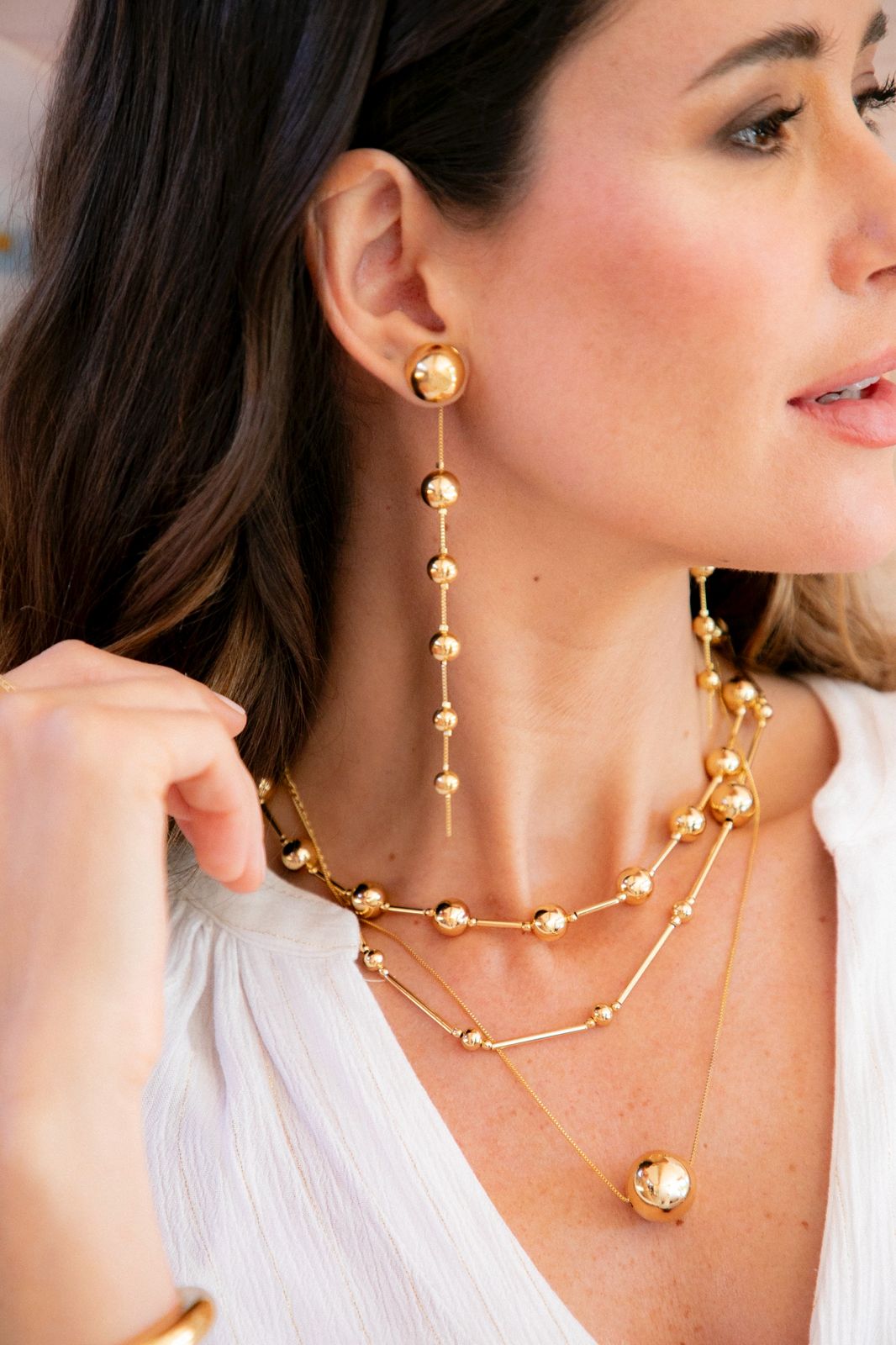 Collar Esfera Laura Oro