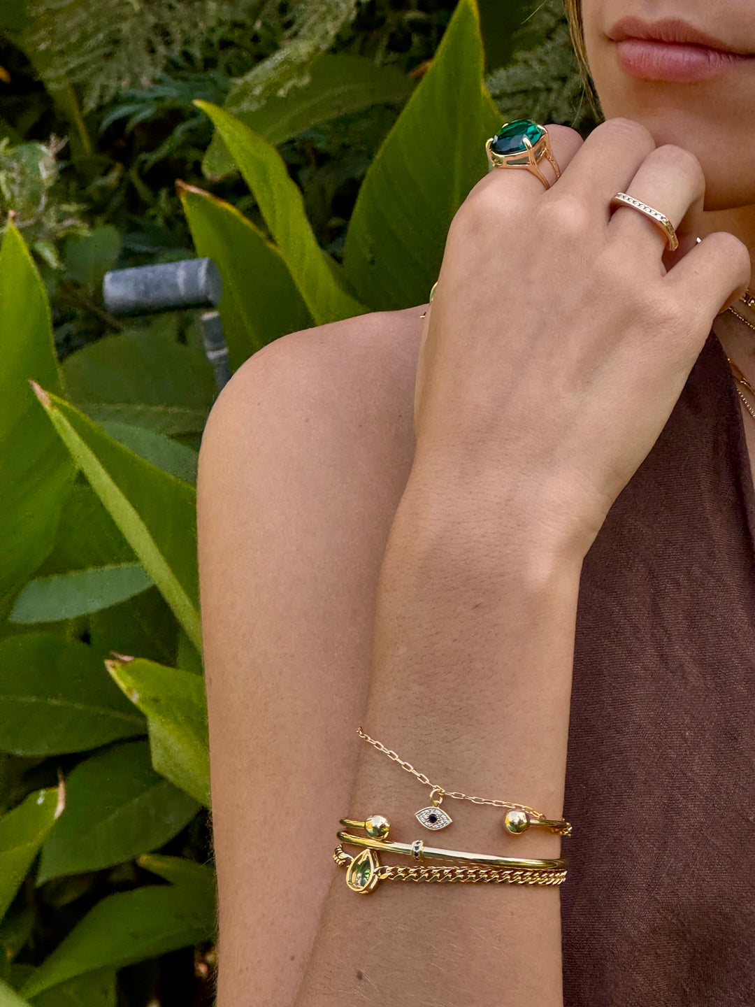 Pulsera Ojito Oro