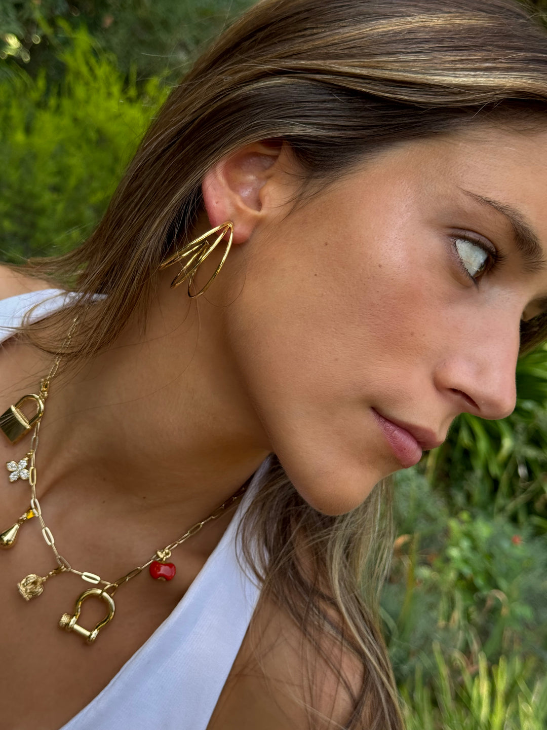 Argollas Triple Macarena Oro