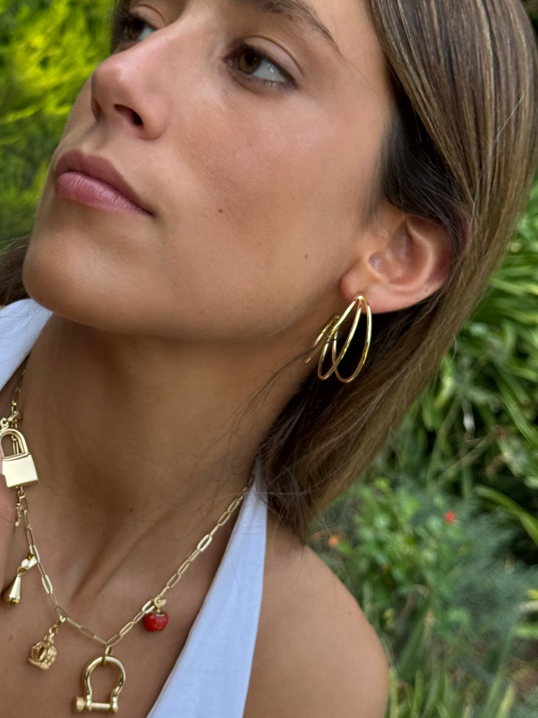Argollas Triple Macarena Oro