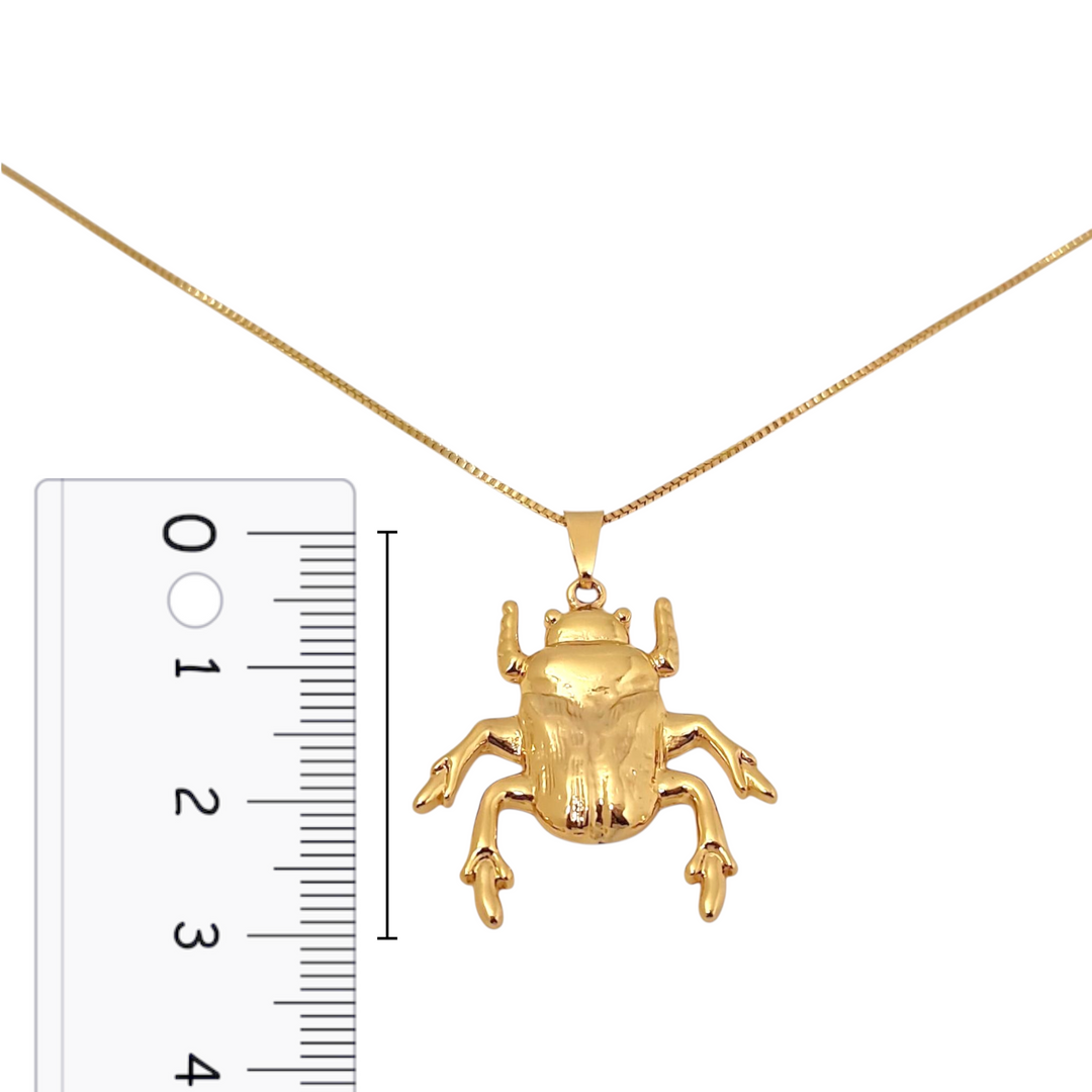 Collar Escarabajo M Oro