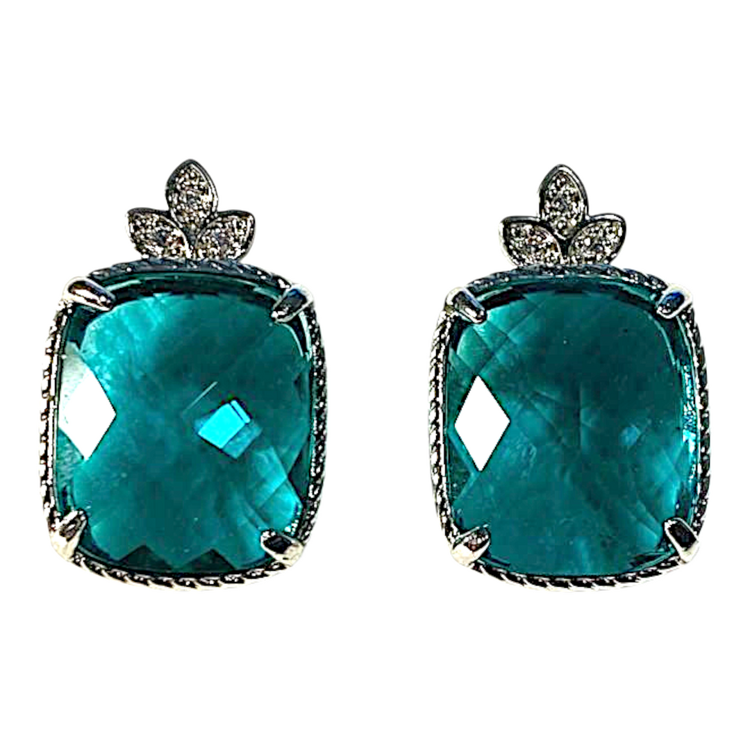 Aros Magdalena Esmeralda Platino