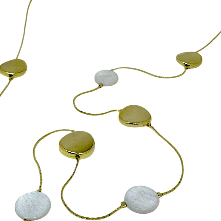 Collar Largo Laura oro 18k - foto producto joya largo