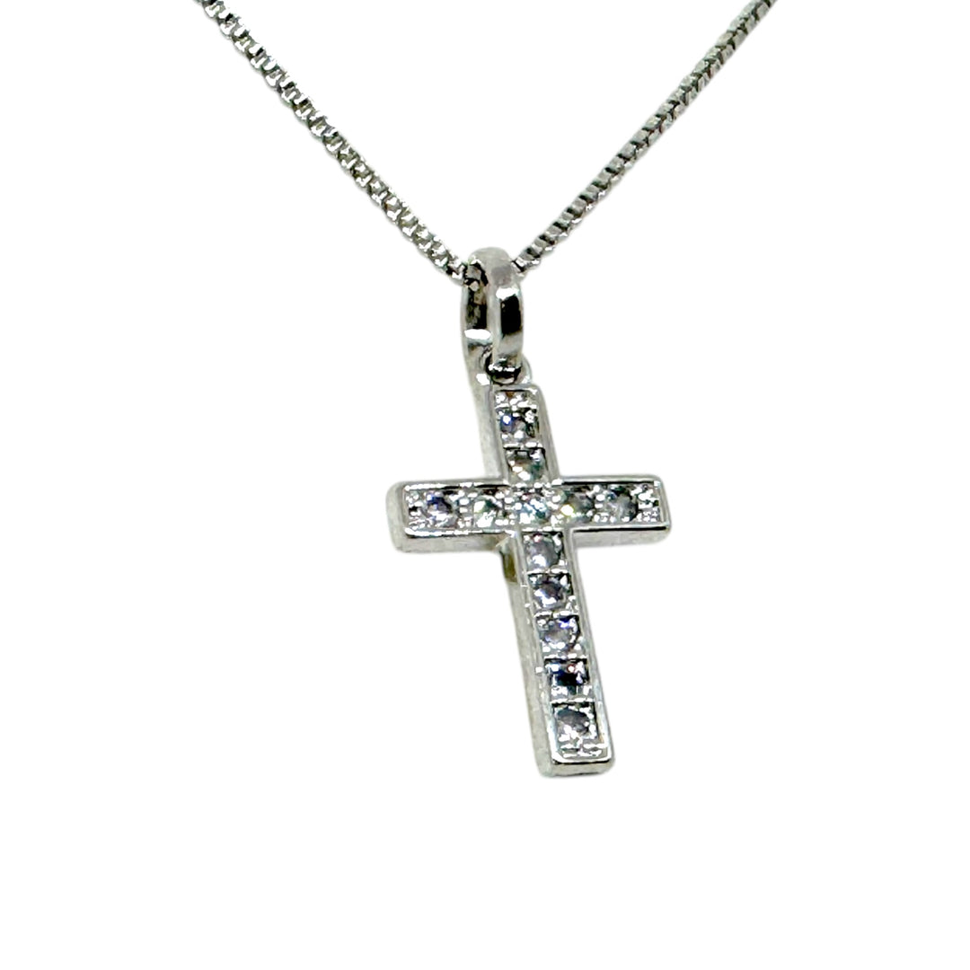 Collar Cruz Italia Platino