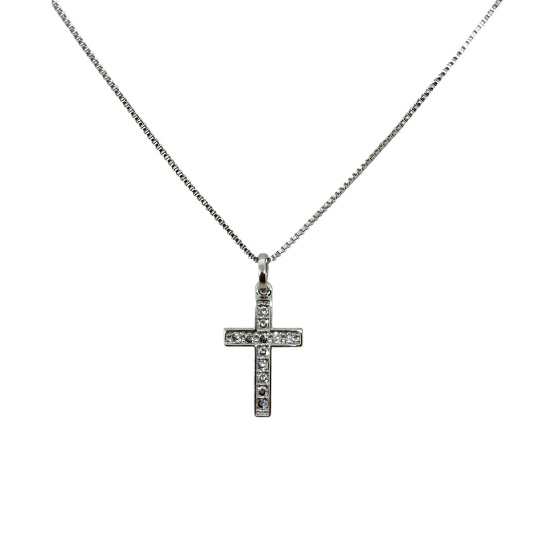 Collar Cruz Italia Platino