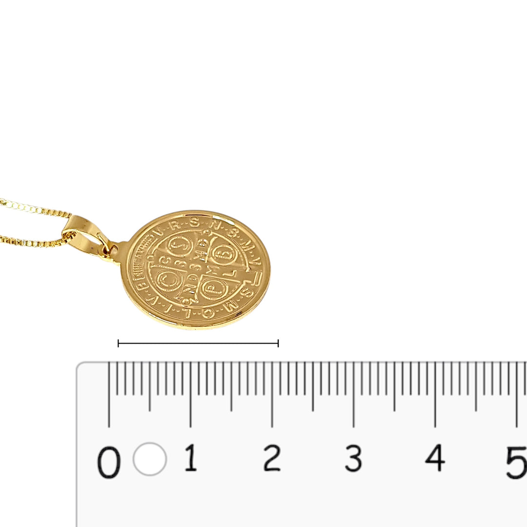 Collar San Benito 2 Centímetros Oro