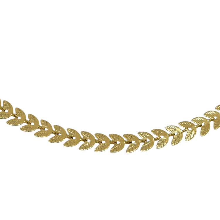 Collar Paula oro 18k - collar elegante hipoalergénico MJV