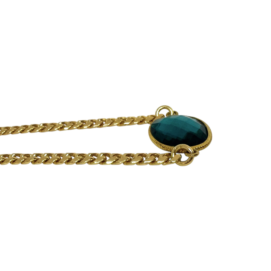 Collar Claudia Blue Oro