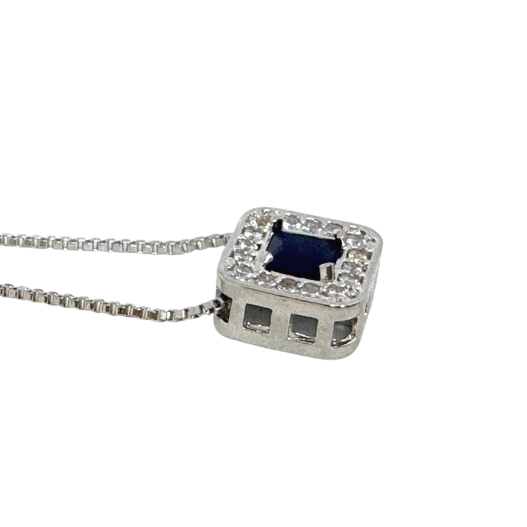 Collar Julia Záfiro Platino