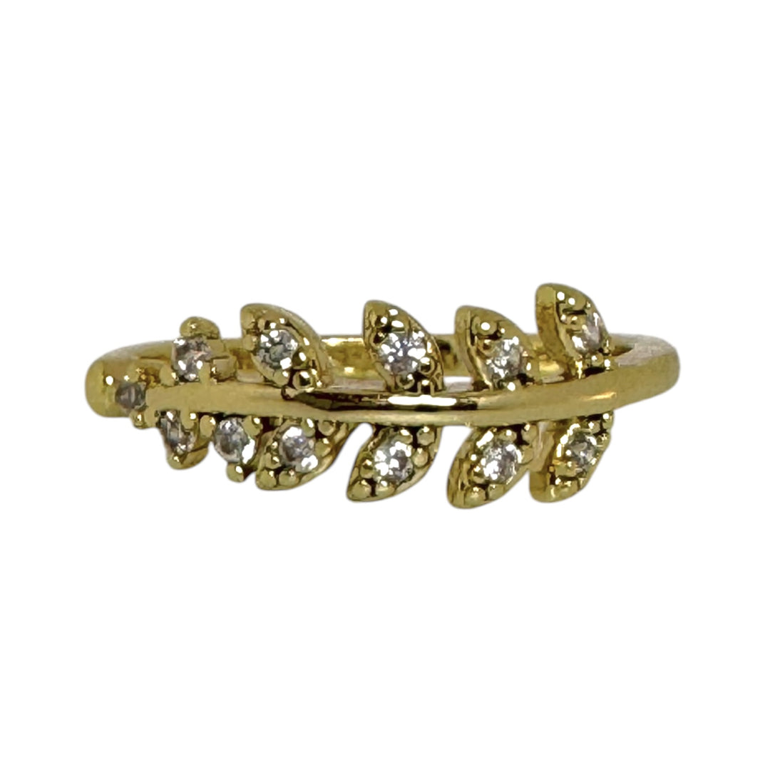 Anillo Andrea Hojas Oro