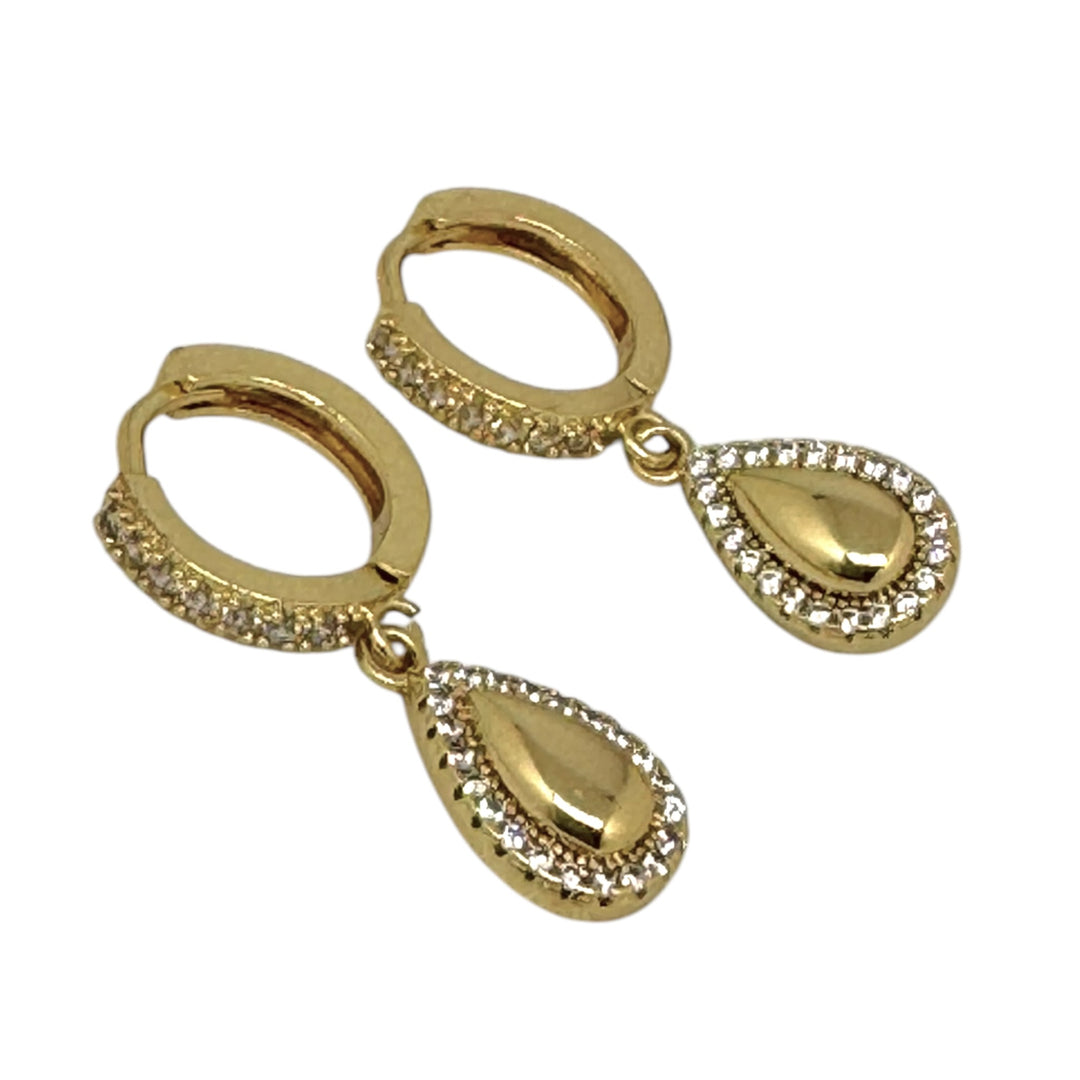 Aros Novia Circones Oro
