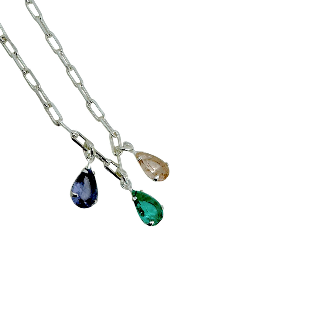 Collar Violeta Plata