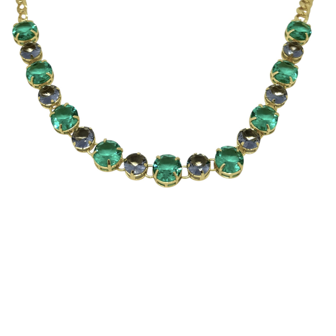 Collar Renata Esmeralda Oro