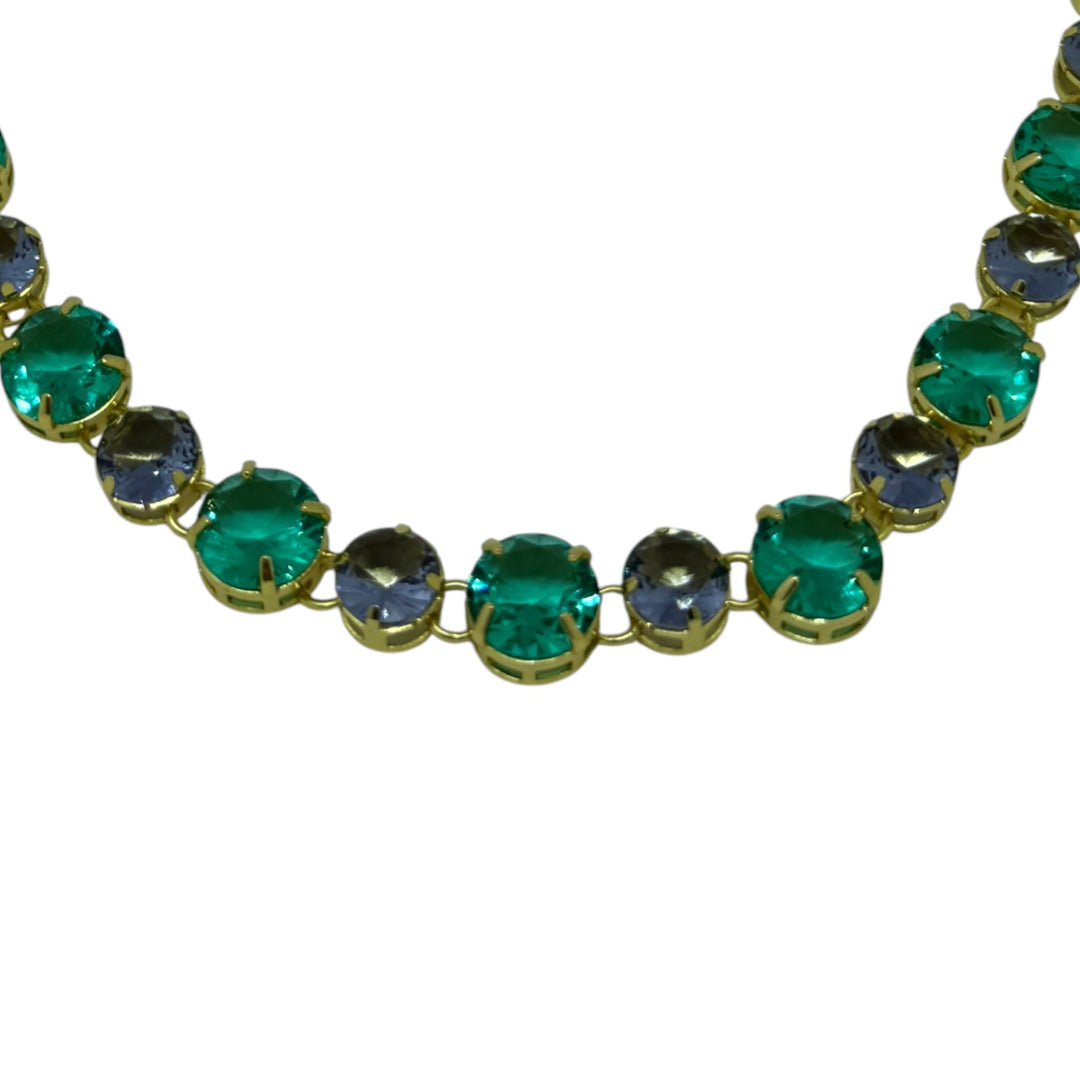 Collar Renata Esmeralda Oro