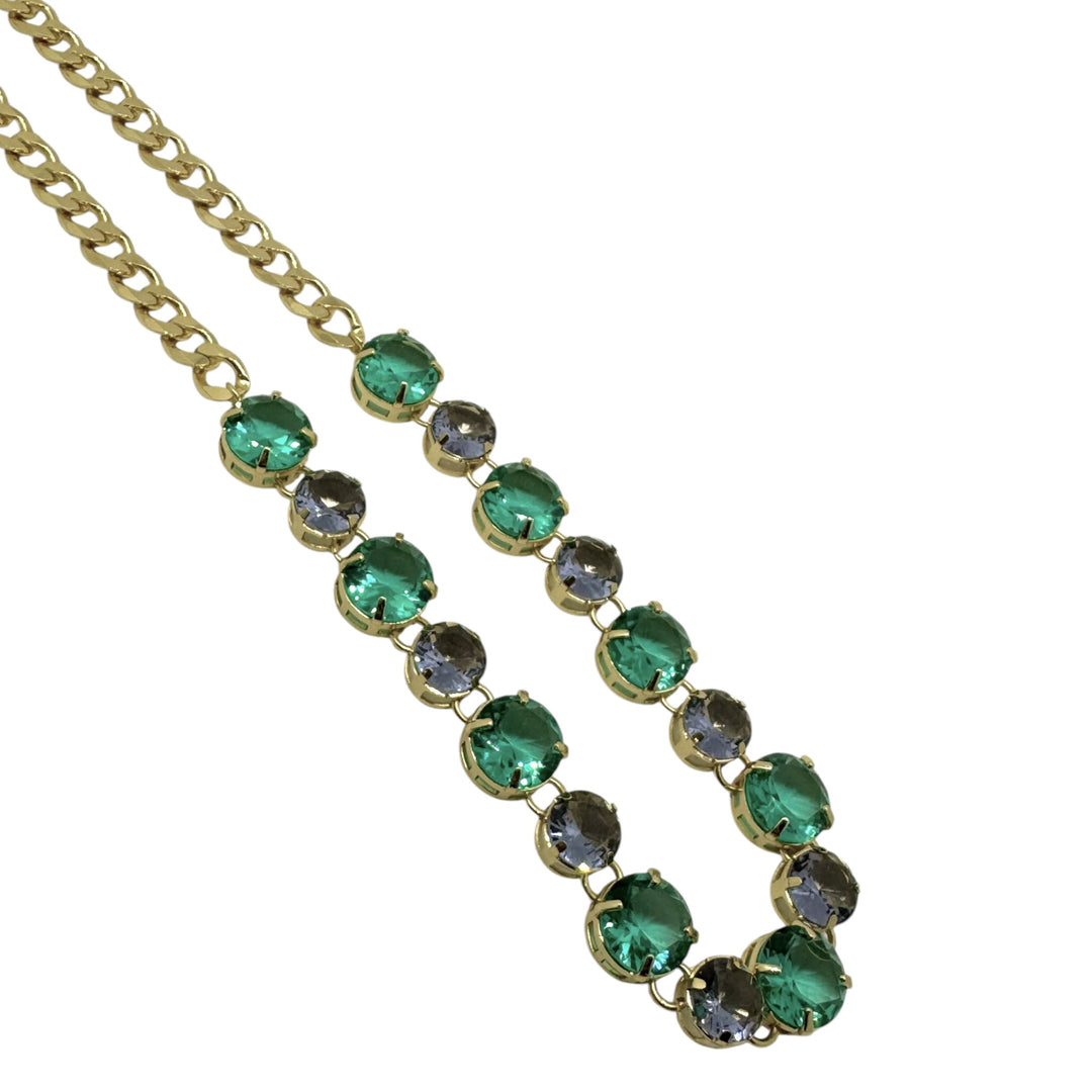 Collar Renata Esmeralda Oro