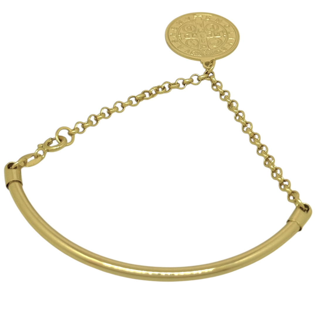 Pulsera Semi-Rígida San Benito Oro