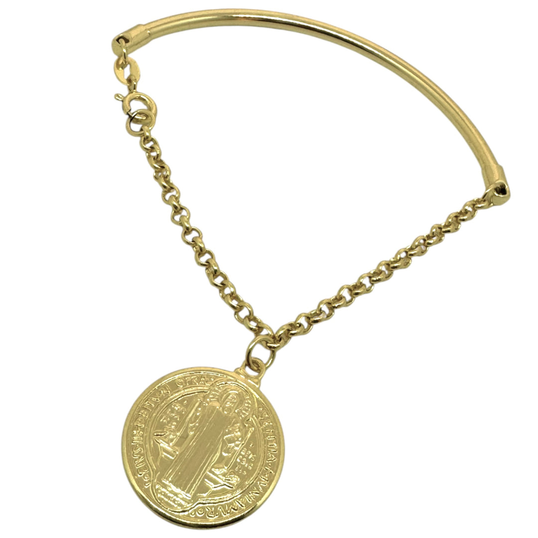 Pulsera Semi-Rígida San Benito Oro