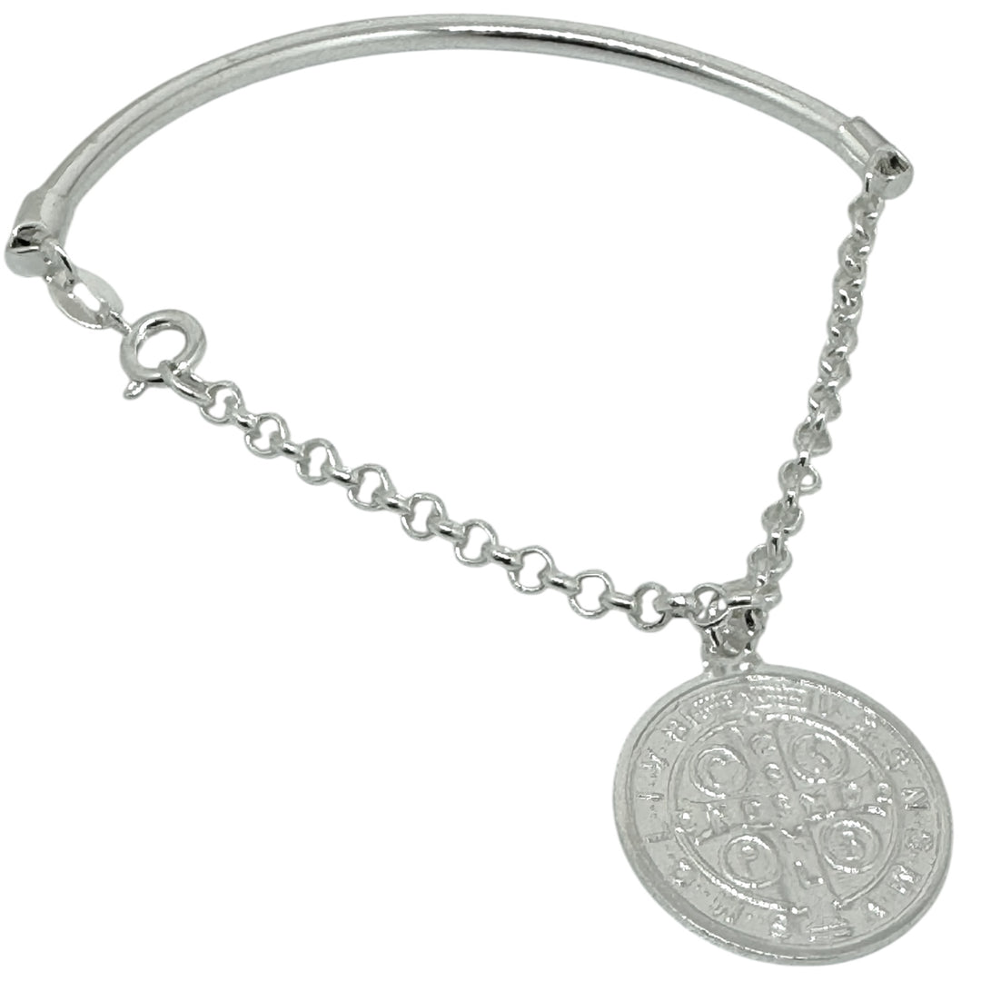 Pulsera Semi-Rígida San Benito Plata