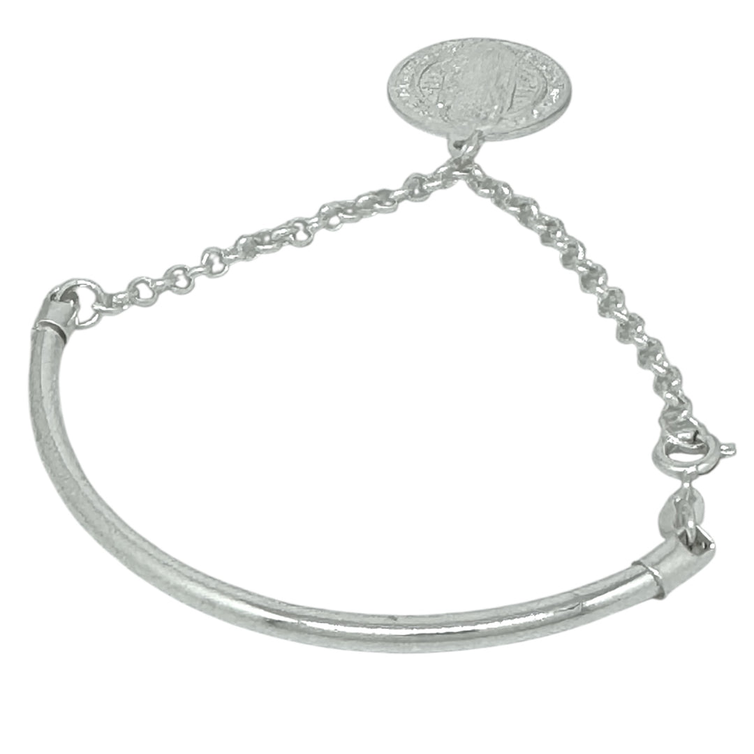 Pulsera Semi-Rígida San Benito Plata
