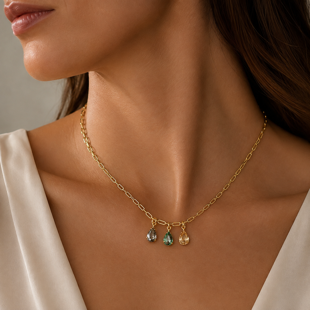 Collar Violeta Oro