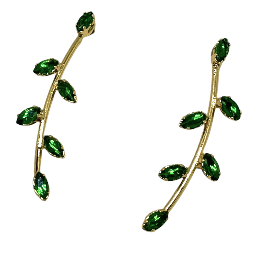 Aros Teresa Esmeralda Oro