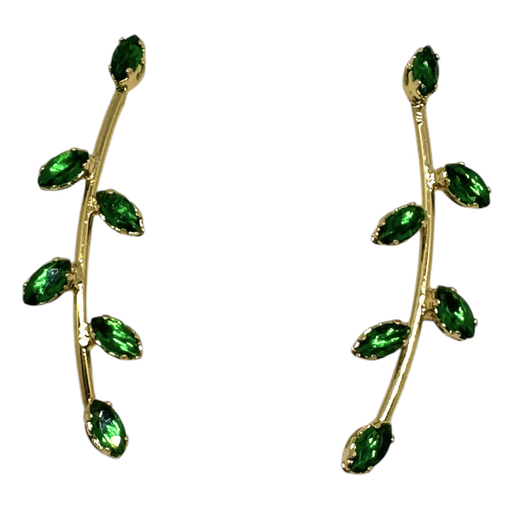 Aros Teresa Esmeralda Oro