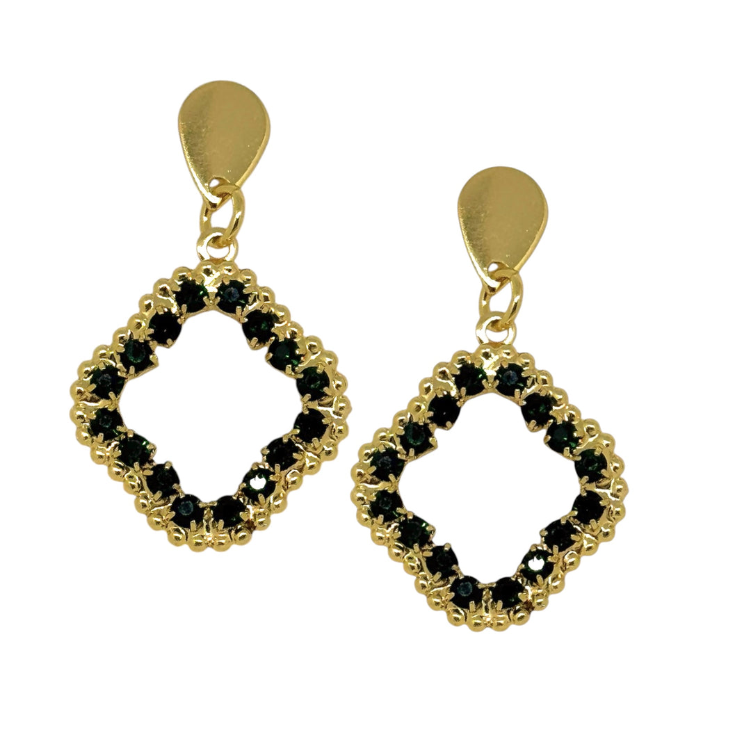 Aros Carmen Black Oro