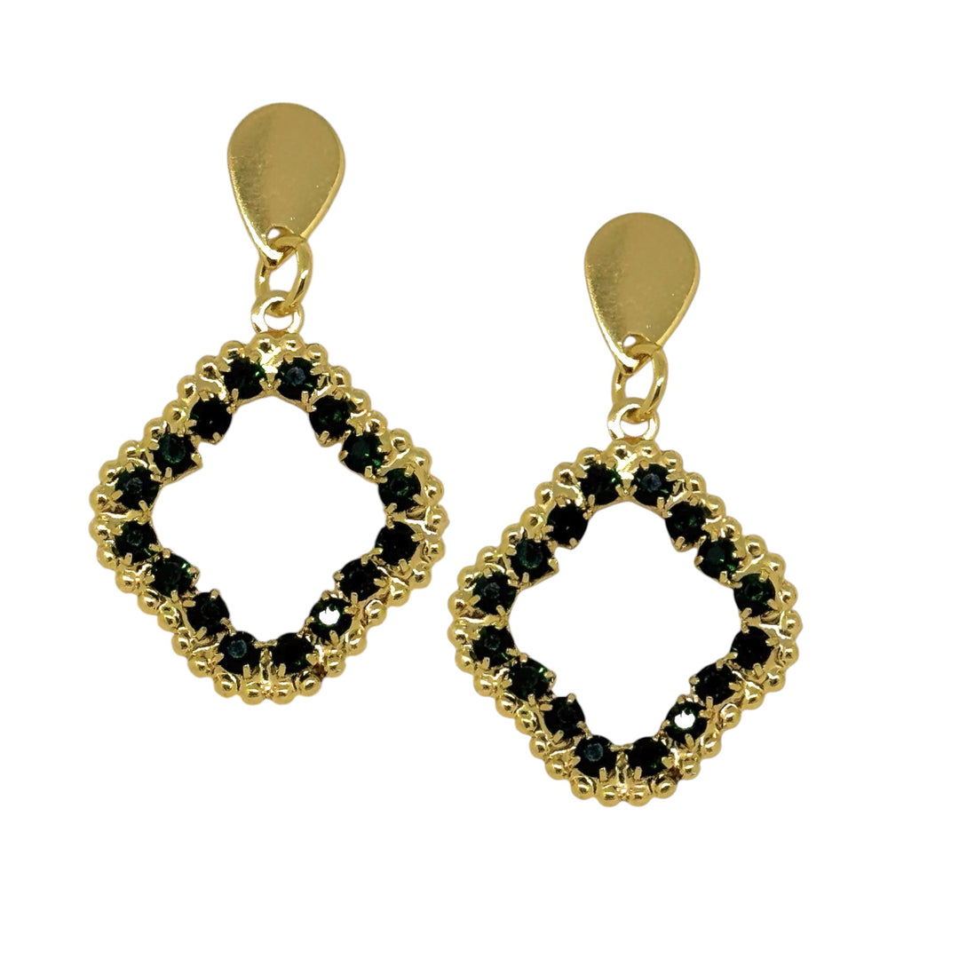 Aros Carmen Black Oro