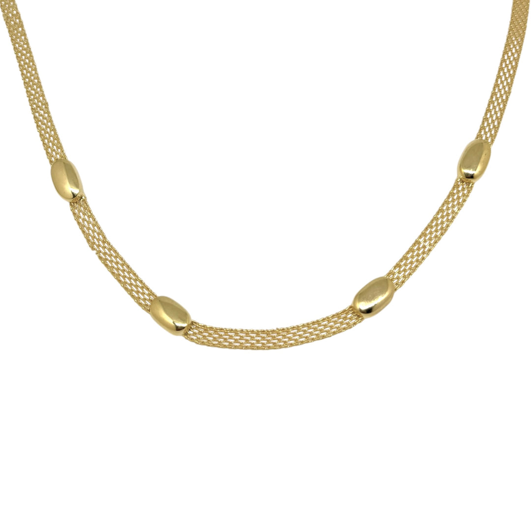 Collar Tejido Madrid Oro