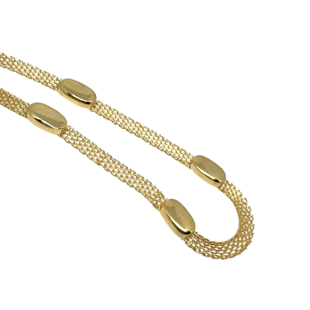 Collar Tejido Madrid Oro