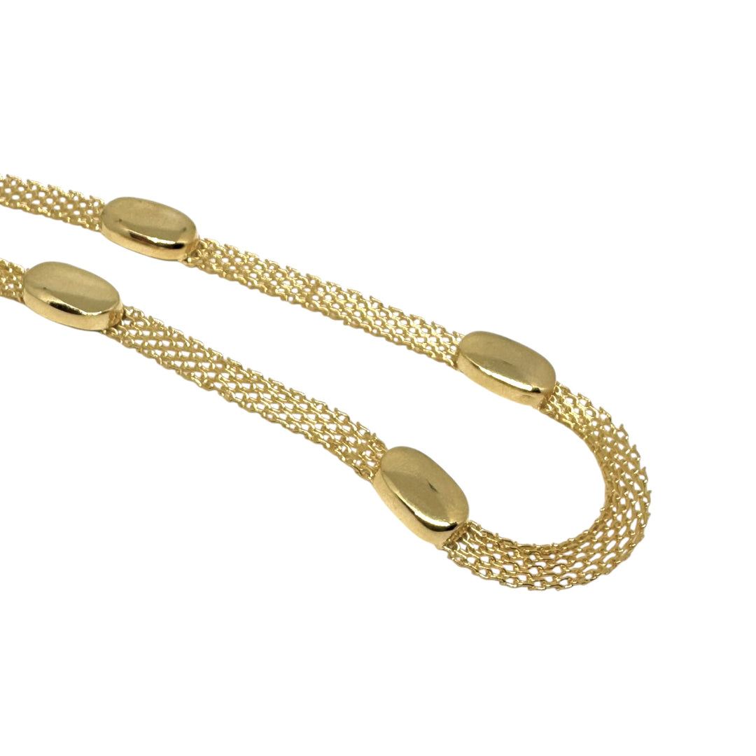 Collar Tejido Madrid Oro