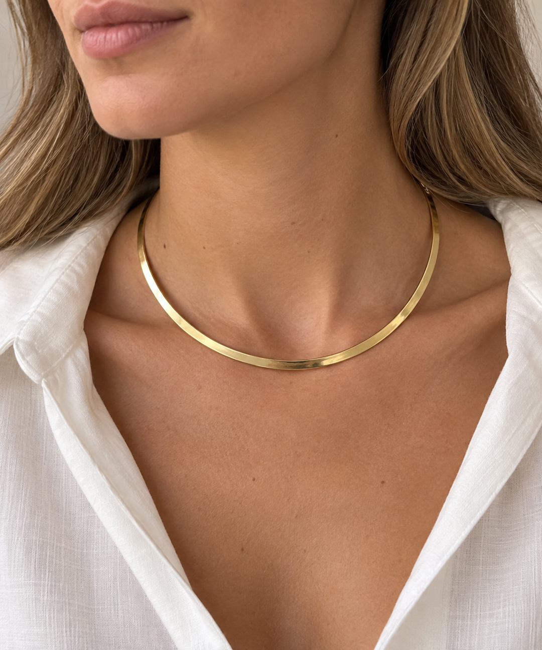 Collar Esclava 5 Milímetros Oro