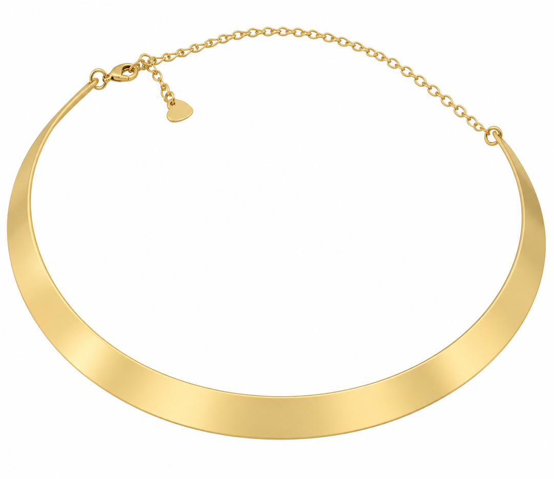 Collar Esclava 1 Centímetro Oro