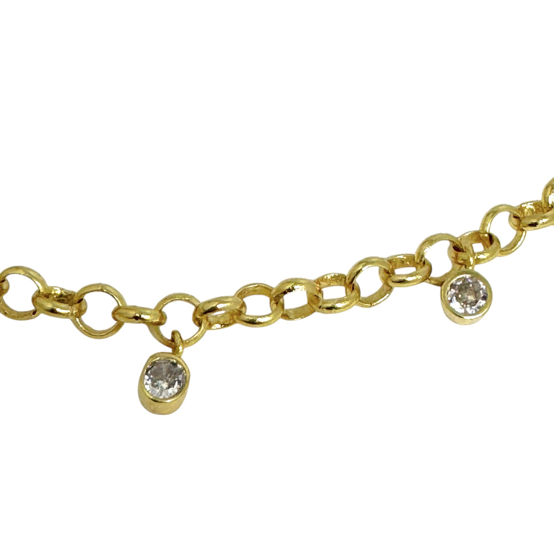 Collar Javiera Circones Eslabones Oro