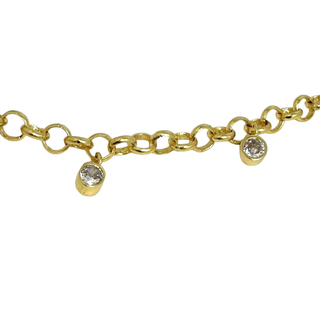 Collar Javiera Circones Eslabones Oro