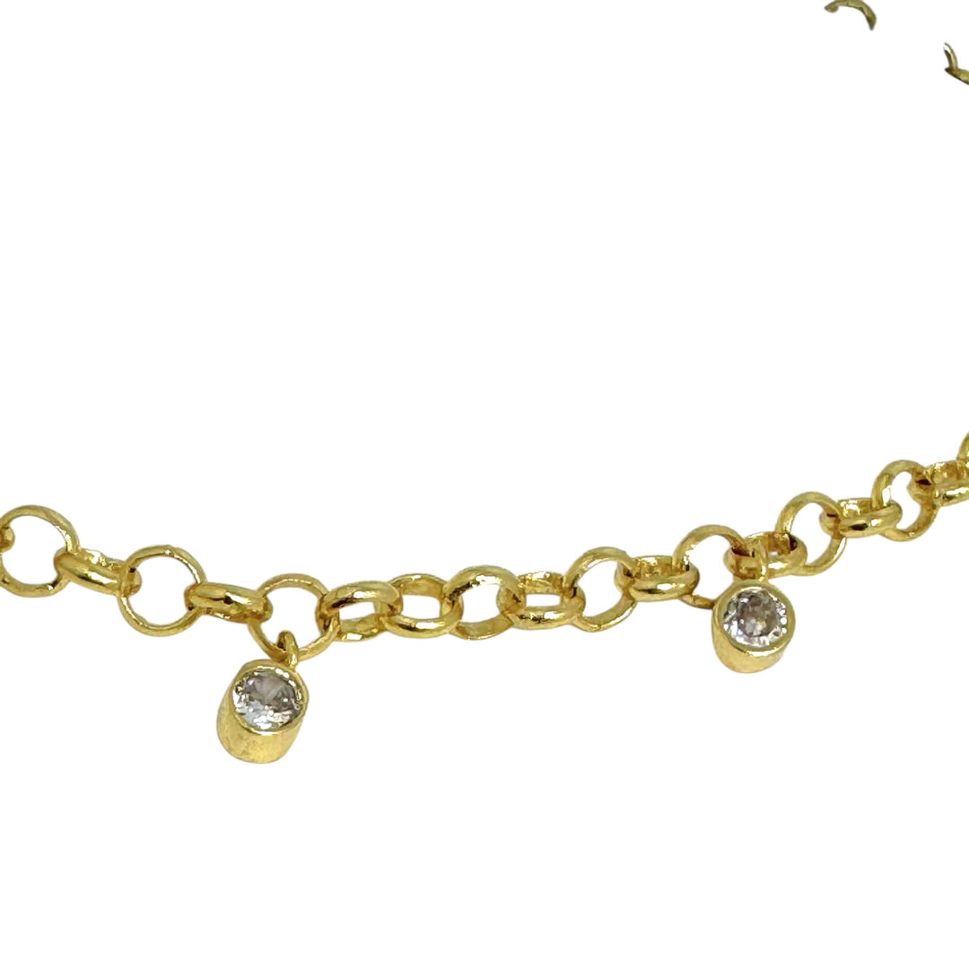 Collar Javiera Circones Eslabones Oro