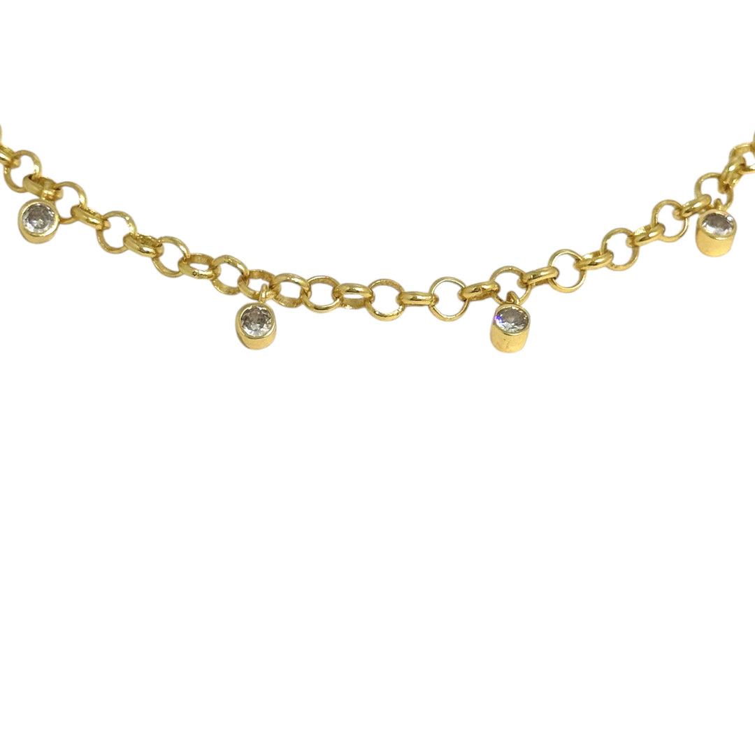 Collar Javiera Circones Eslabones Oro
