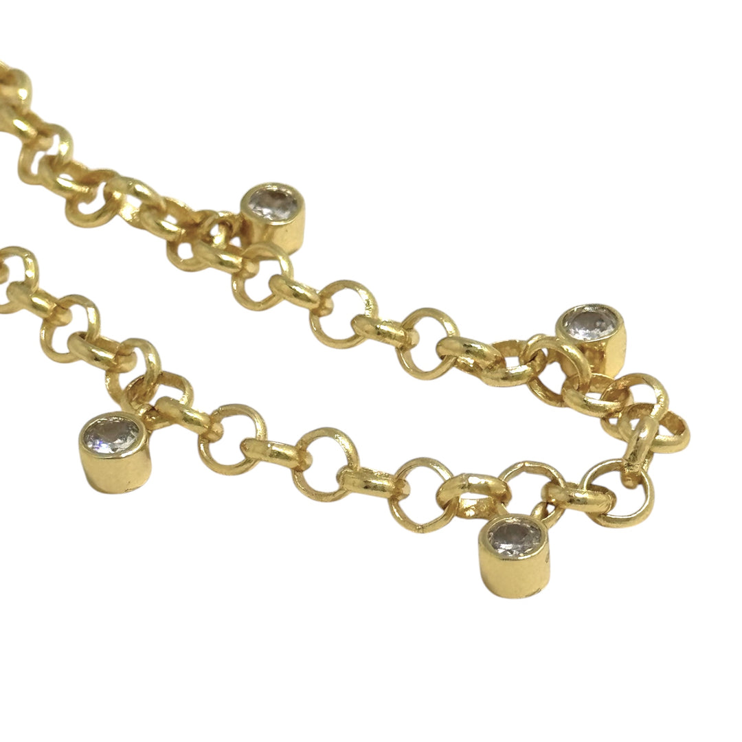 Collar Javiera Circones Eslabones Oro