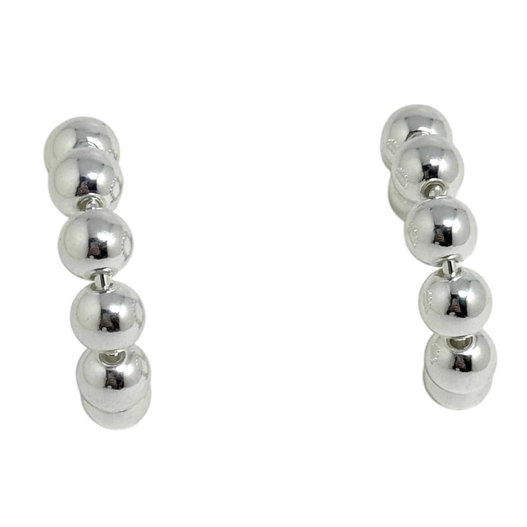 Argollas Pelotitas Plata
