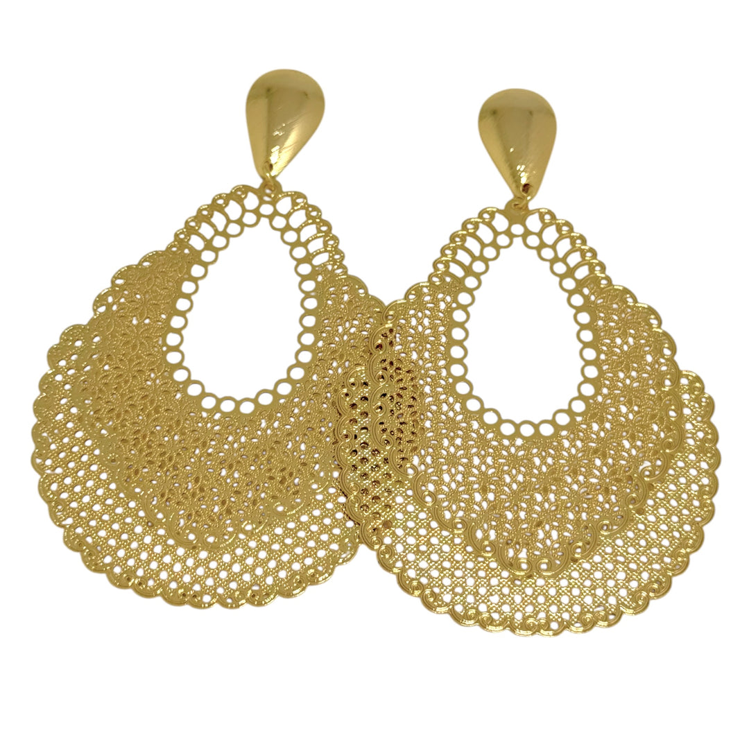 Aros Margarita Oro