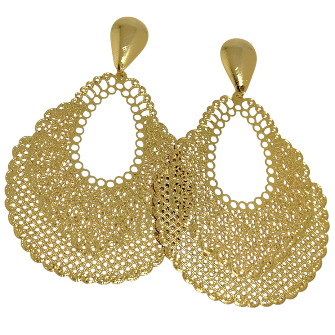 Aros Margarita Oro